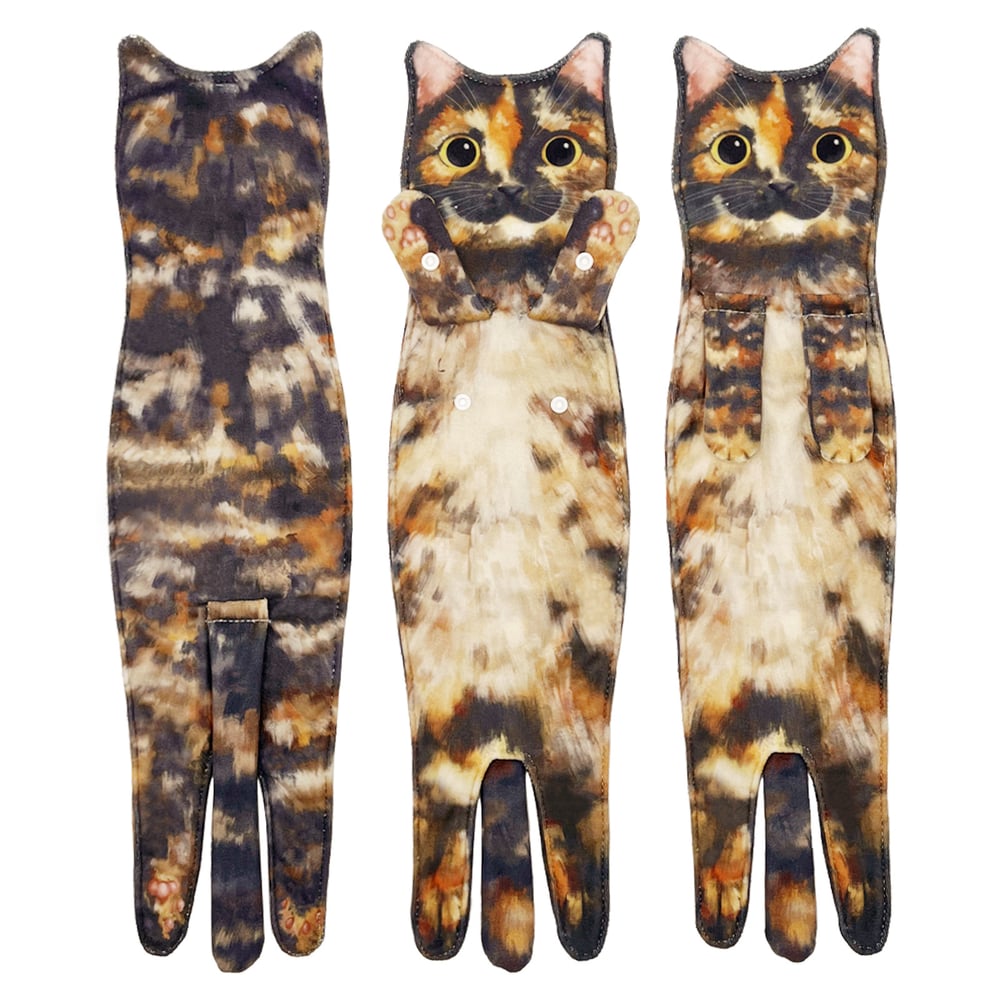 Grappige Kattenhanddoek
