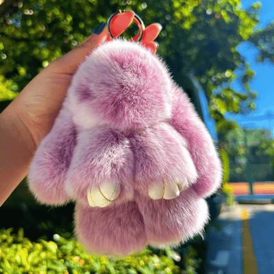 Handgemaakte zachte Bunny PomPom-hangers