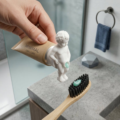 Manneken Pis Tandpastadispenser