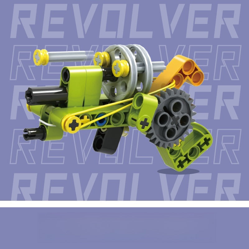 Mechanische Speelgoedrevolver - STEM-Bouwpakket