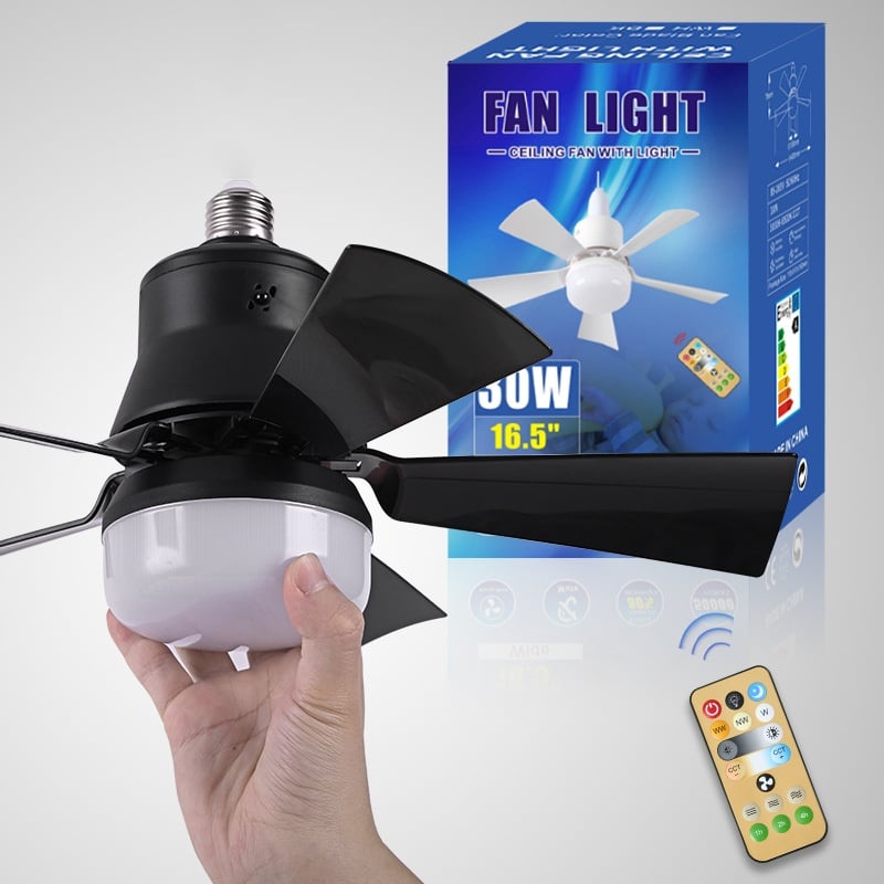 40W LED-plafondventilator met verlichting – 52 cm, ultrastil met afstandsbediening