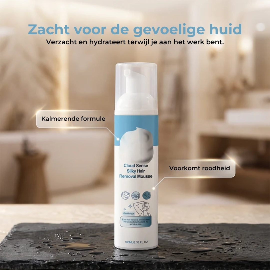 Zijdezachte Ontharingsmousse