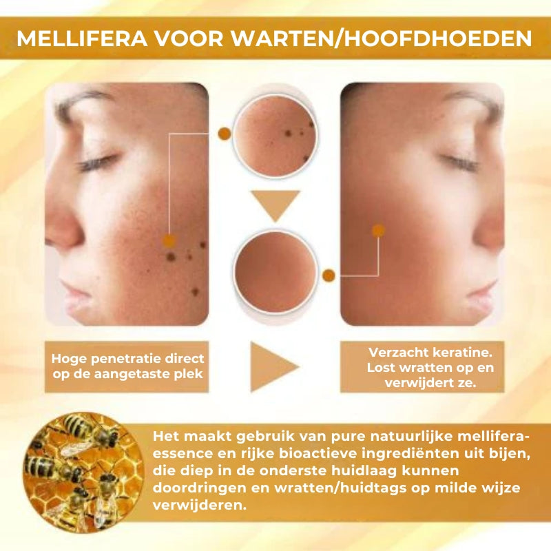 Geconcentreerde herstellende wrattenspray met bijengif