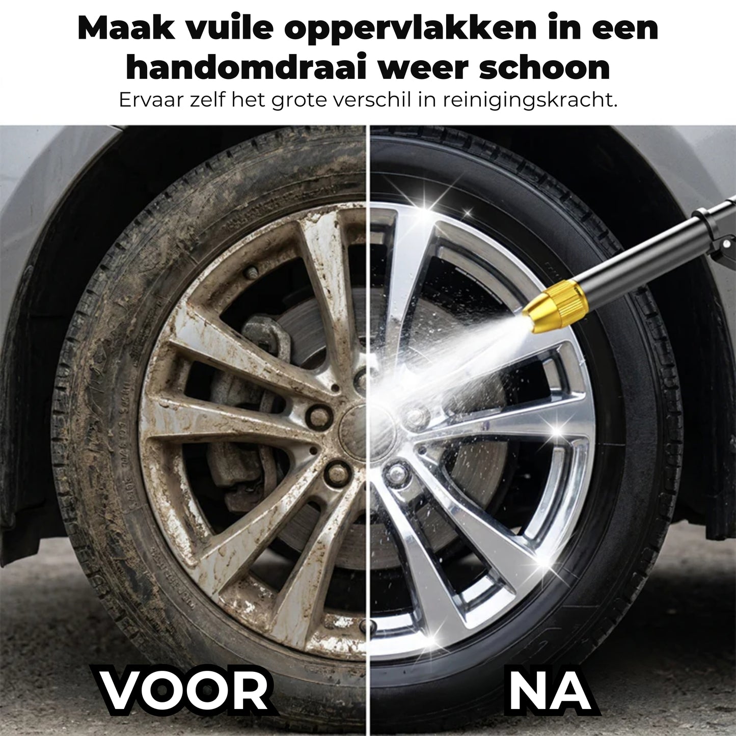 Hogedruk Waterpistool Opzetstuk voor Tuinslang