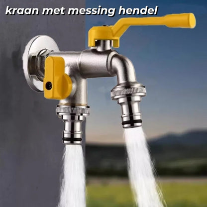 Twee-Weg Tuinkraan - 2 Uitgangen