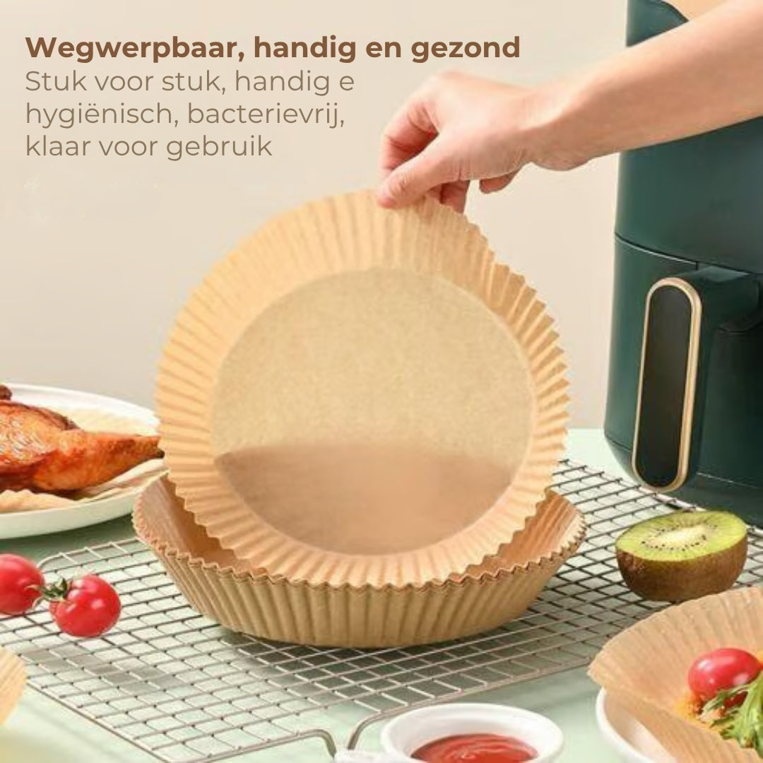 Airfryer Bakpapier - 100 Stuks