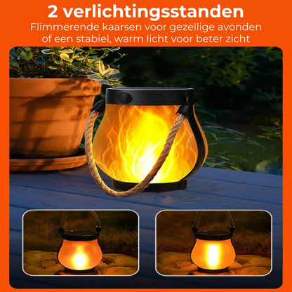 Waterdichte Vlamlamp op Zonne-Energie
