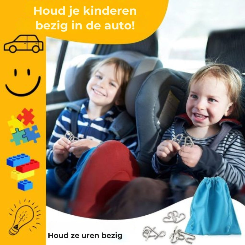 Montessori Metalen Puzzelset