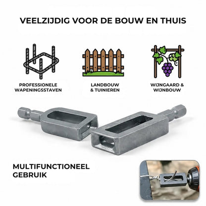 Draaddraaier Opzetstuk voor Boormachine | Snel & Efficiënt Draden Draaien