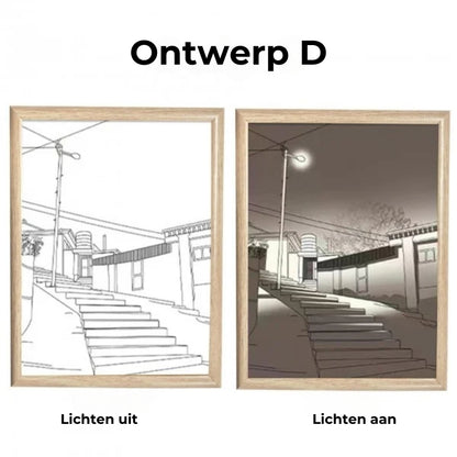 LED Creatieve Portret Wandversiering