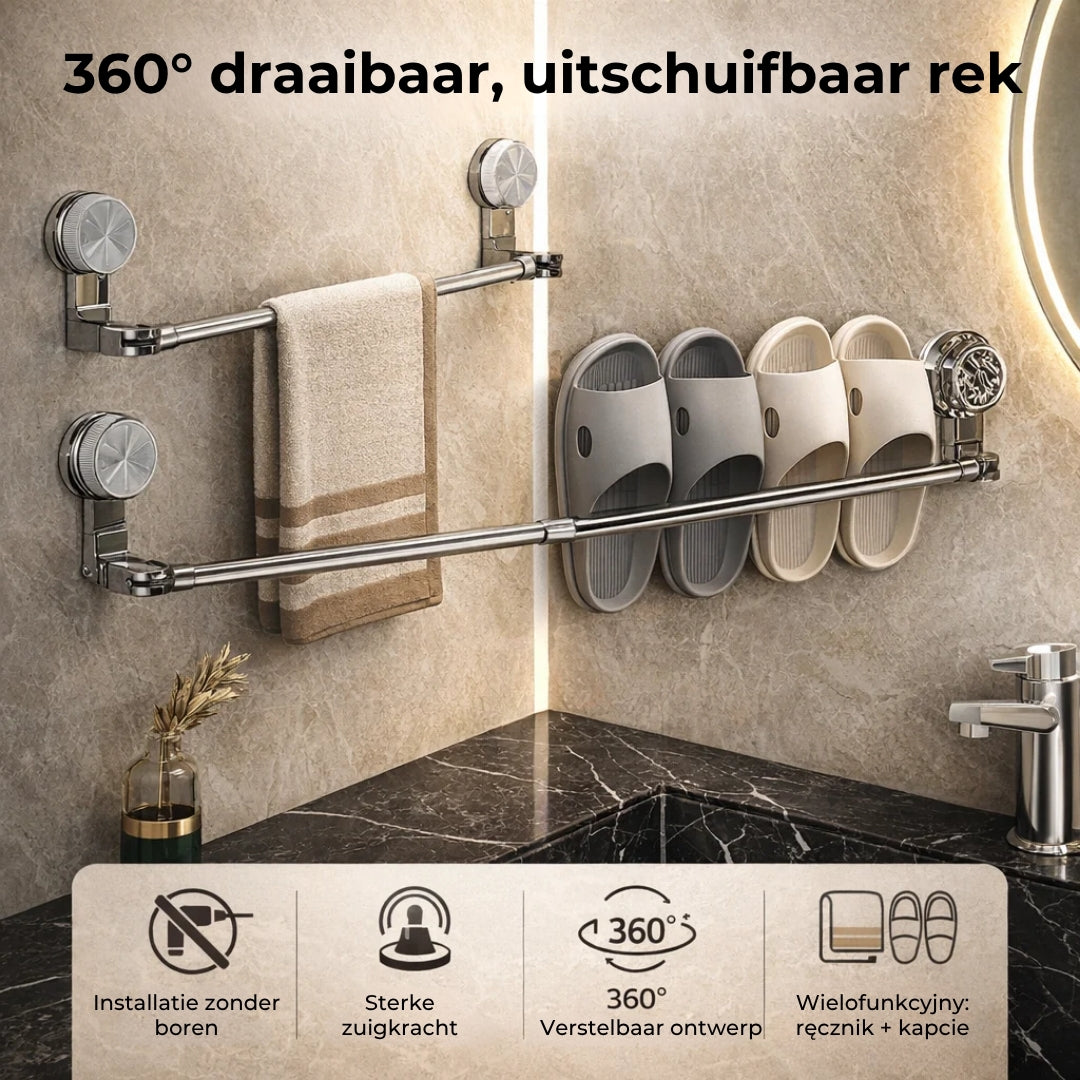 Verstelbare Handdoekhouder
