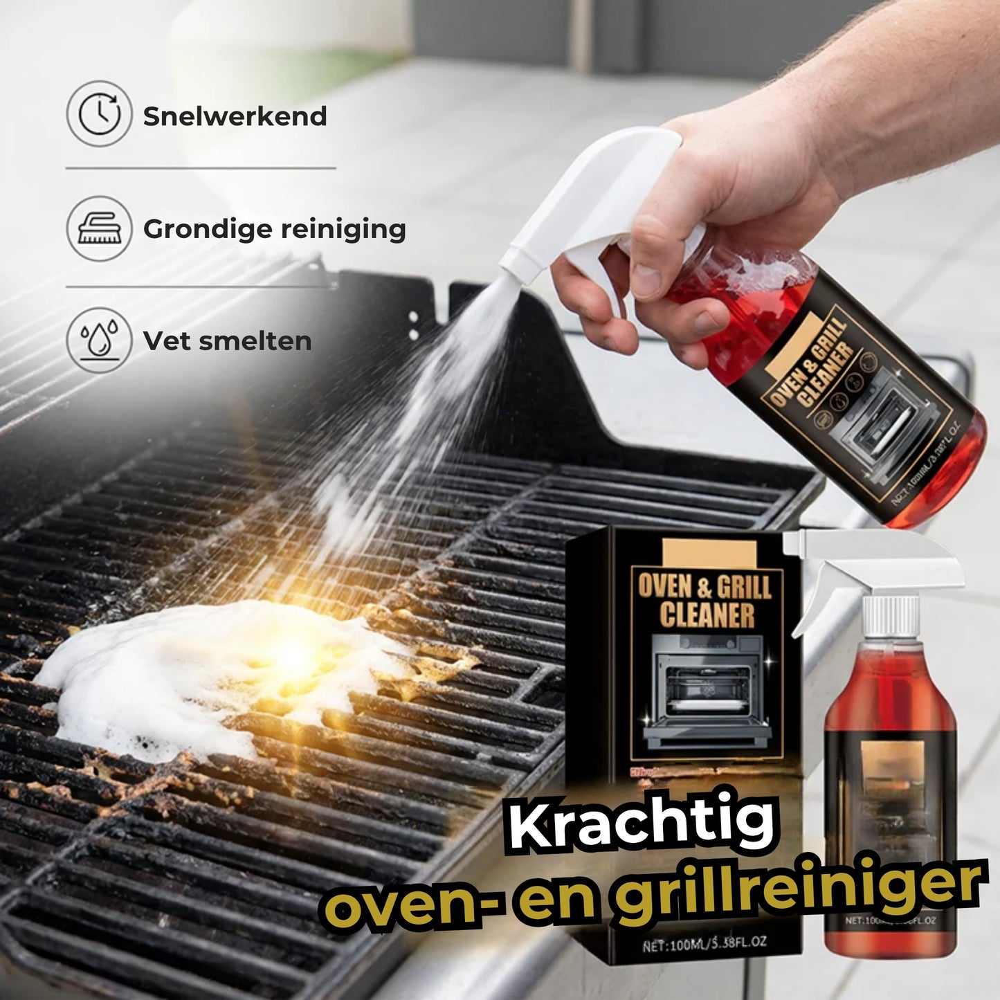 Snelwerkende Ontvettingsspray