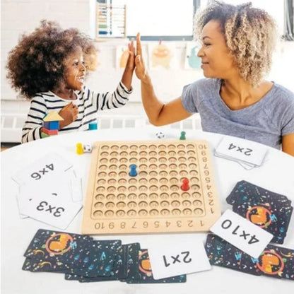 Kaartspel tafel van vermenigvuldiging