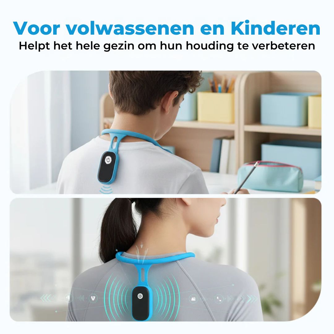 Slimme Houdingscorrector met Trillingswaarschuwingen