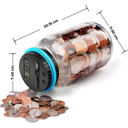 Digitale Spaarpot met Automatische Muntentelling