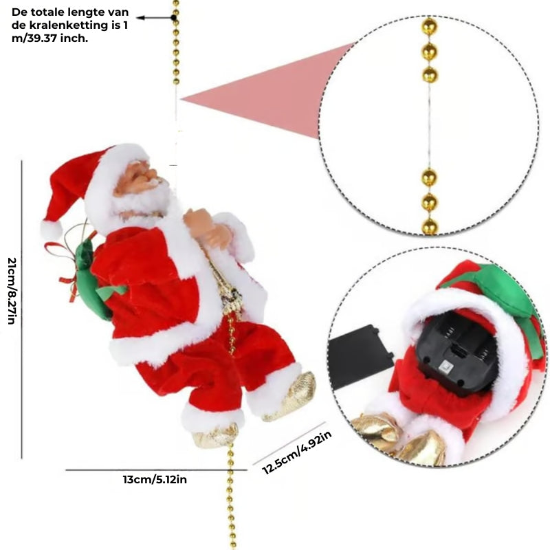 Klimmende Kerstman