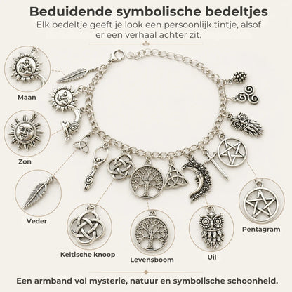 Symbolische Armband met Bedeltjes