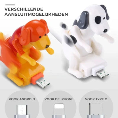 Grappige Hond Snellaadkabel