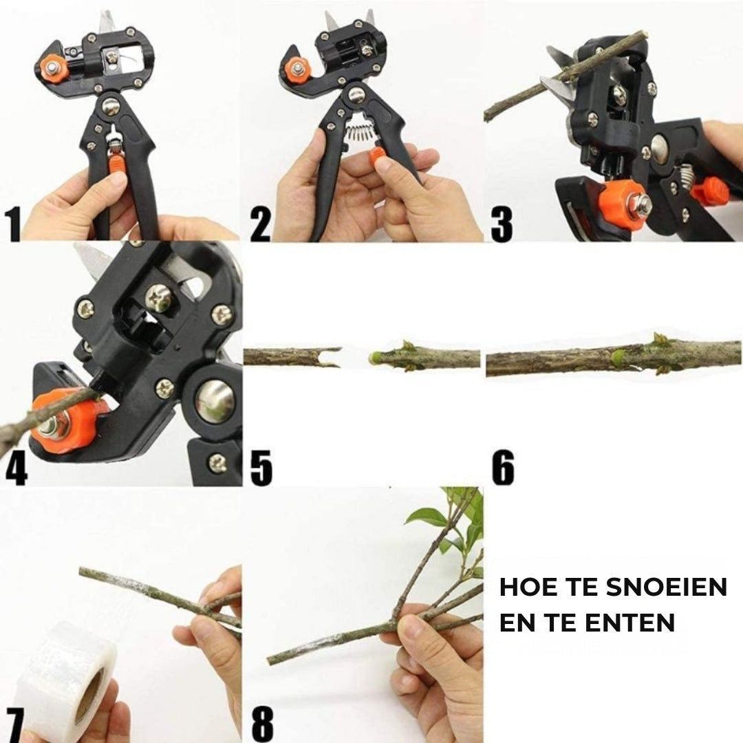 2-in-1 Entgereedschap: snoeischaar