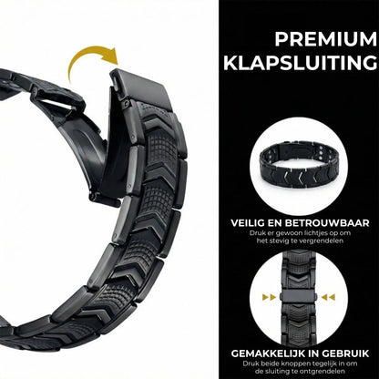 Metalen Armband voor Magneettherapie