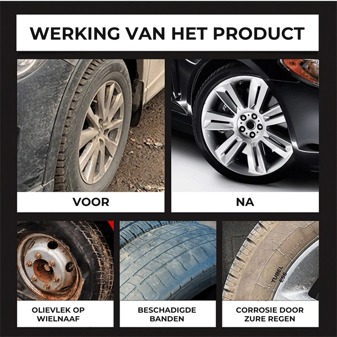 Onderhoudscrème voor Autobanden