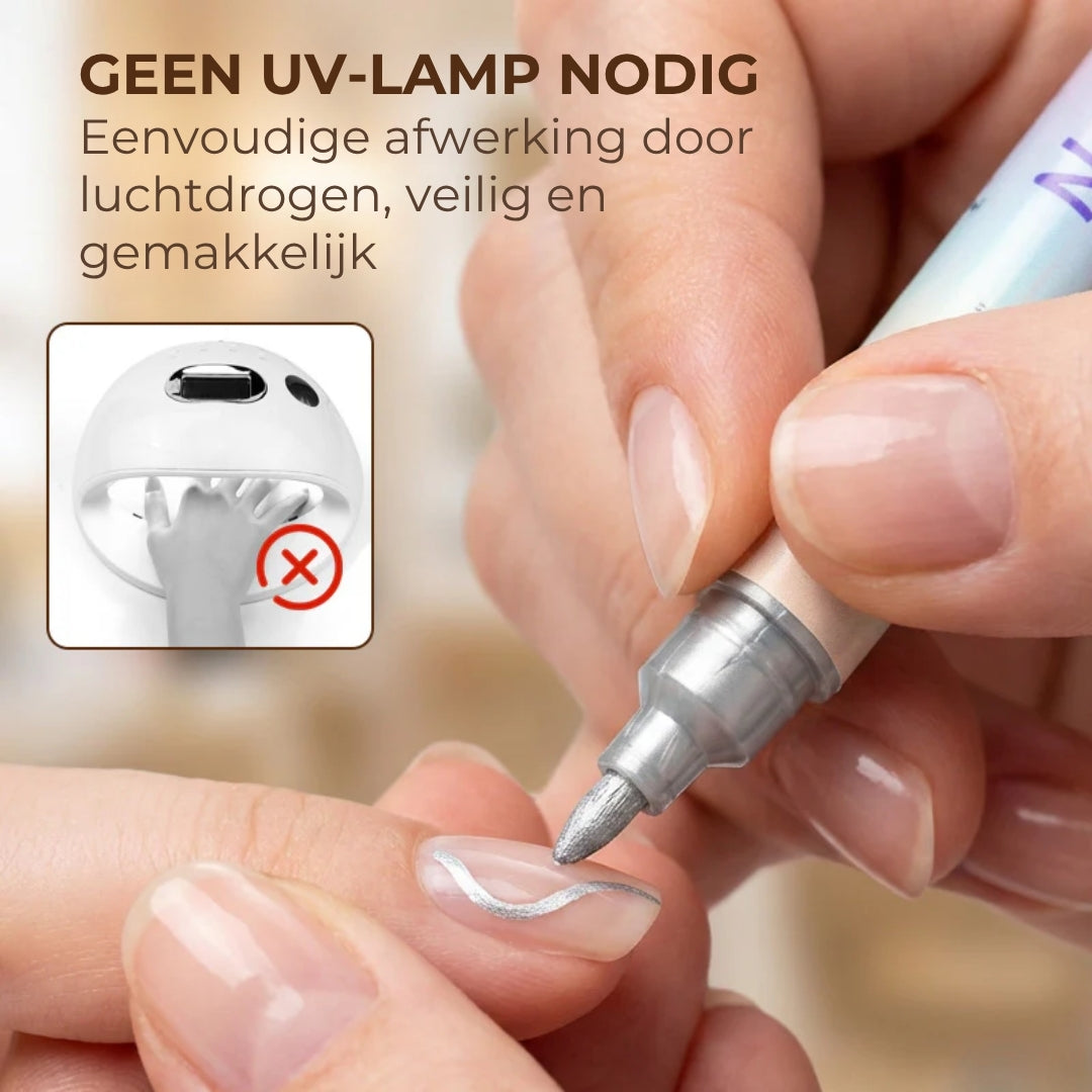 Dubbelzijdige Nagelkunstpen Set (12/24 Stuks)