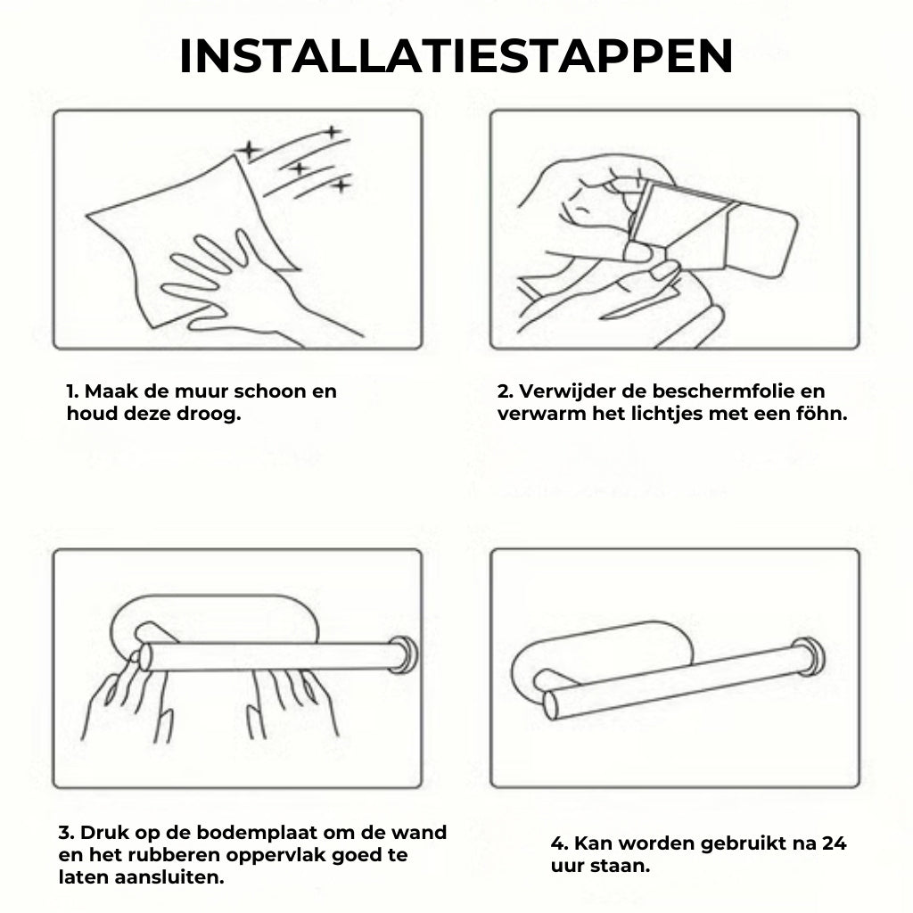 Zelfklevende Keukenpapierhouder
