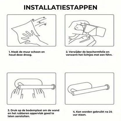 Zelfklevende Keukenpapierhouder