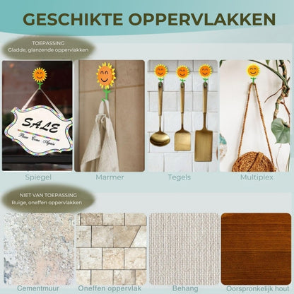 Vrolijke zonnebloem-plakhaak