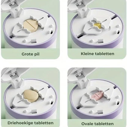 Draagbare Pillensnijder