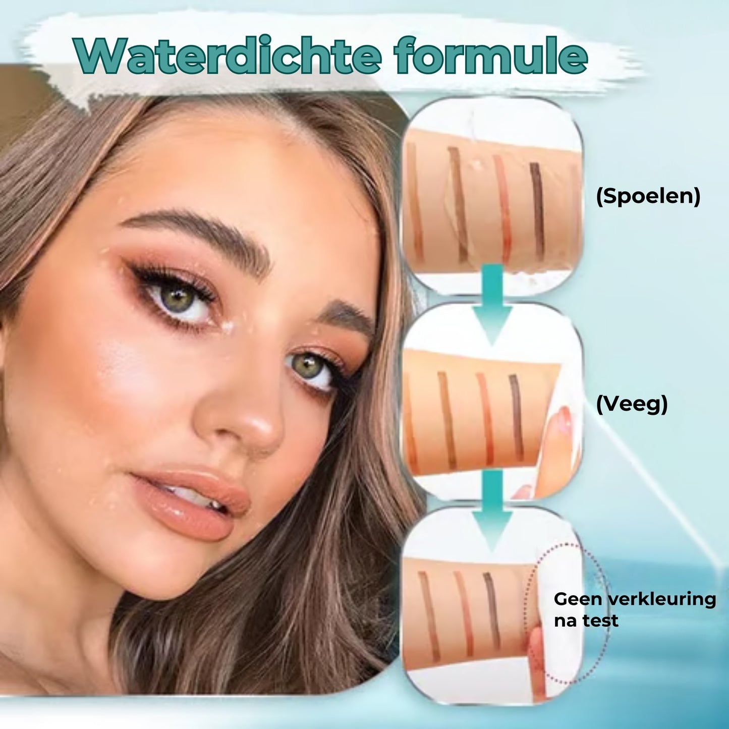 Waterdichte 3D-wenkbrauwpen met 4 vorkpunten voor microblading