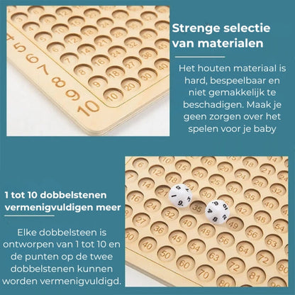 Vermenigvuldigingstabel spel