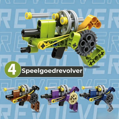 Mechanische Speelgoedrevolver - STEM-Bouwpakket