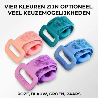 Siliconen Rugscrubber