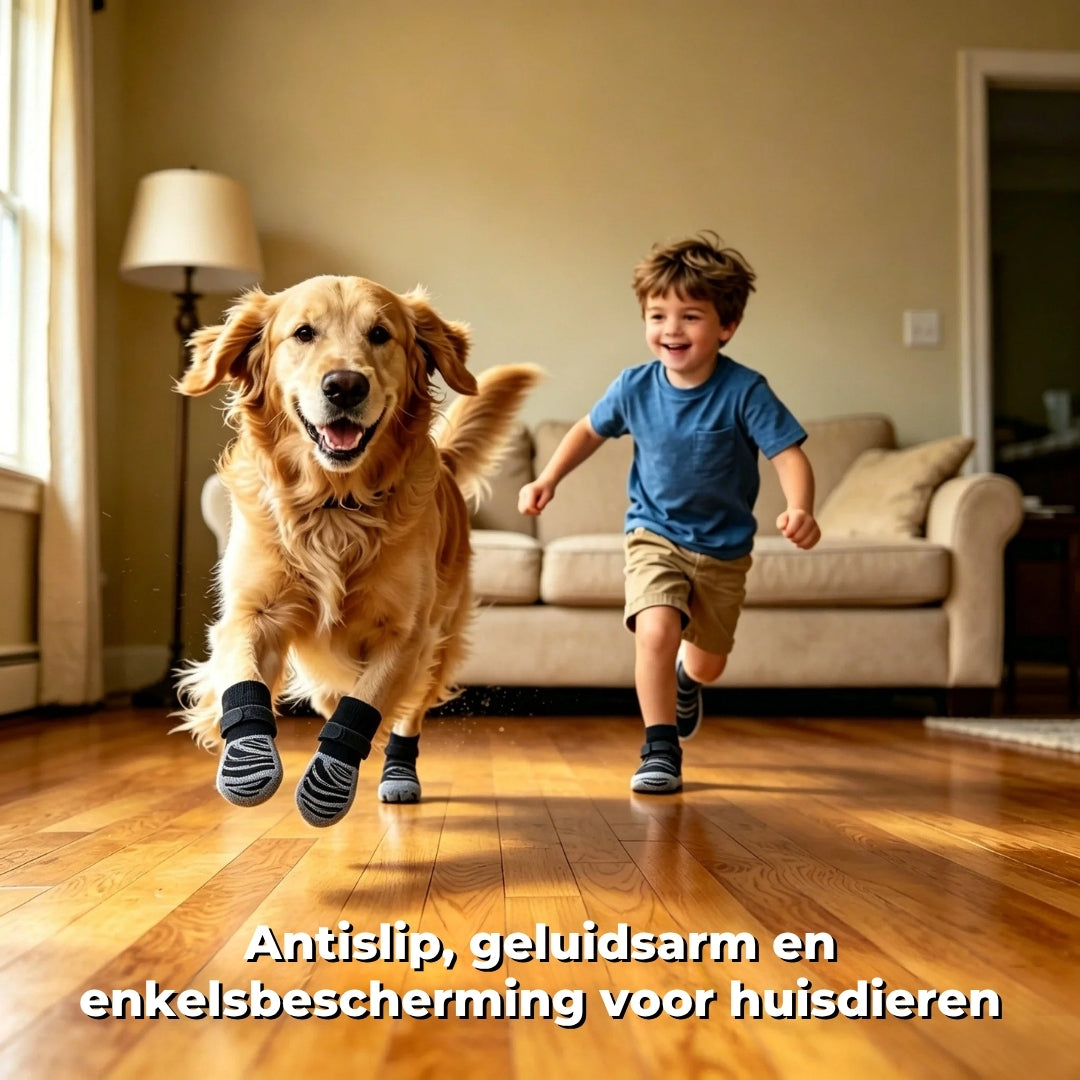 Anti-Slip Hondensokken - 4 Stuks