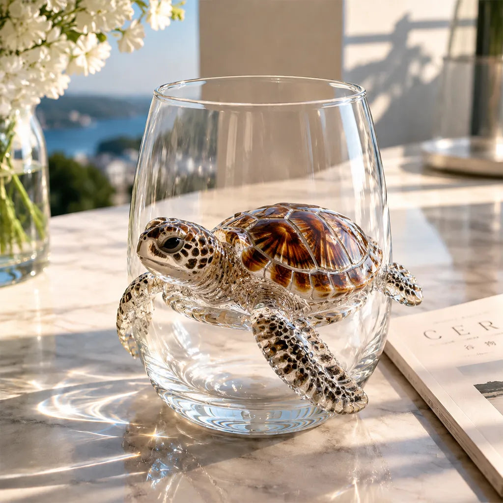 3D Zeedieren Glas