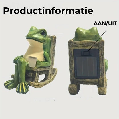 Kikker Solar Tuindecoratie