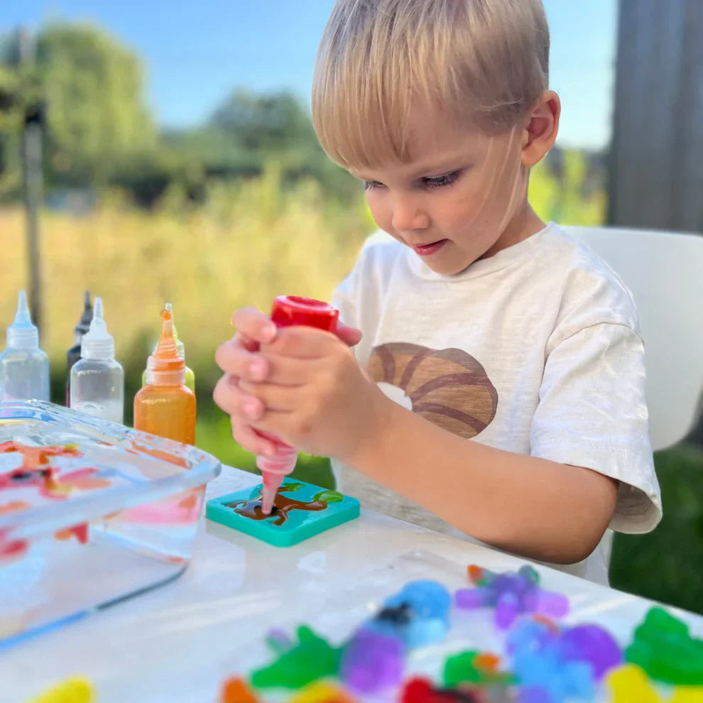 Magische gelei voor het maken van waterelfjes – 4, 8 of 12 kleuren (vanaf 2 jaar)