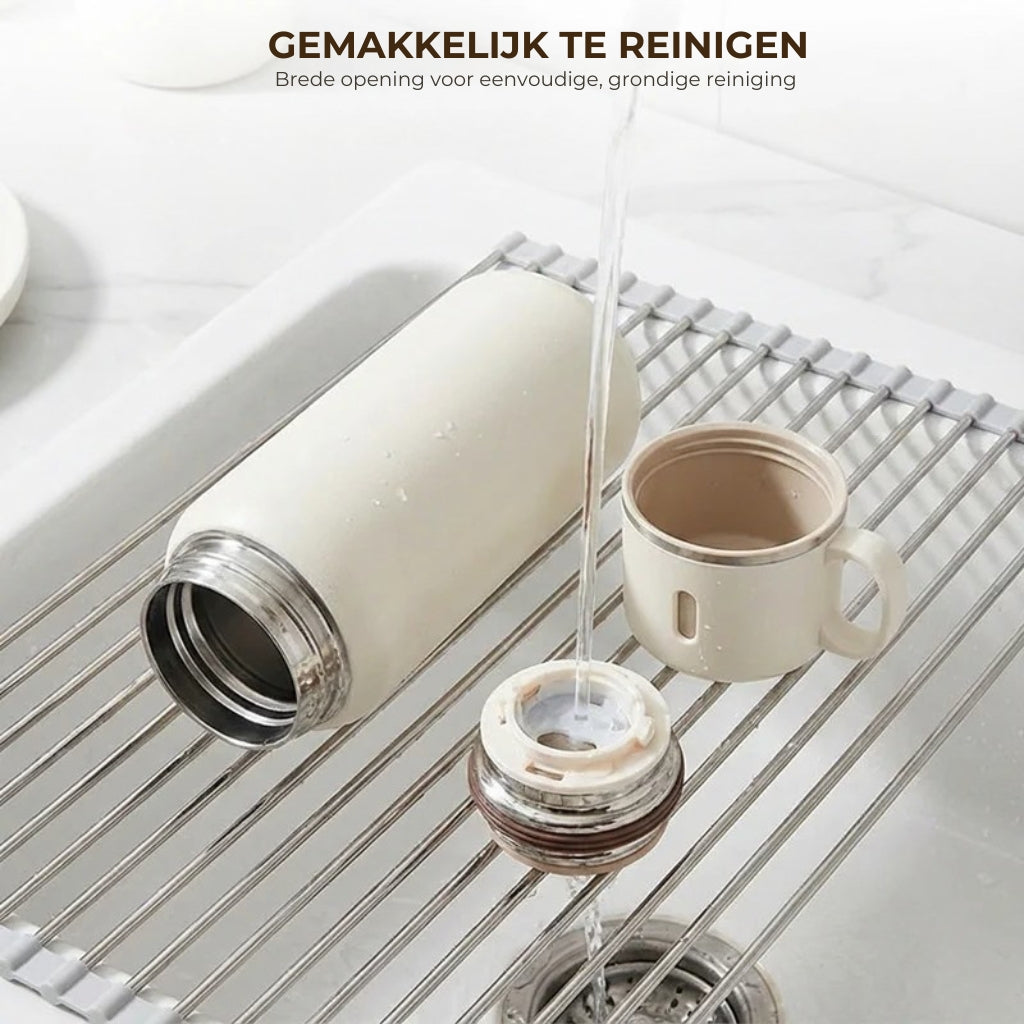 Roestvrijstalen Thermos met Mok