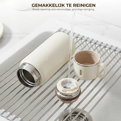 Roestvrijstalen Thermos met Mok