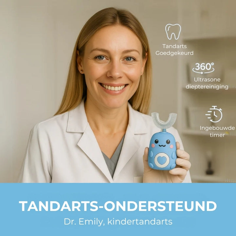 Kindra™ U-vormige 360º ultrasone tandenborstel