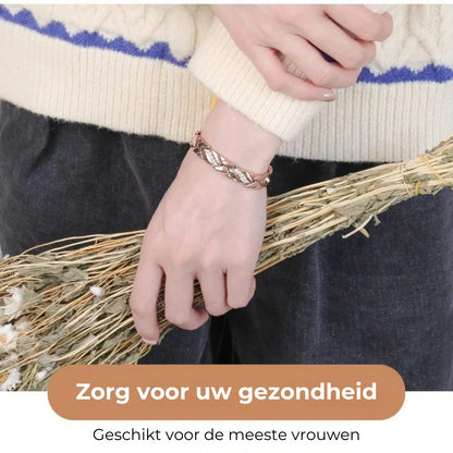 Magnetische koperen armband