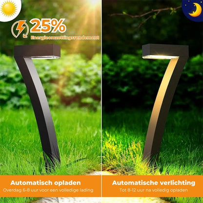 Moderne Tuinlamp op Zonne-Energie