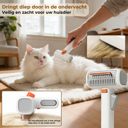 2-in-1 Zelfontklittende Kam voor Huisdieren