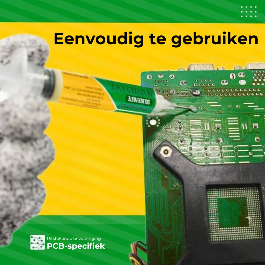 Soldeerpasta met Dosseernaald