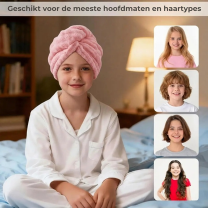 Ultrazachte absorberende haardroogdoek