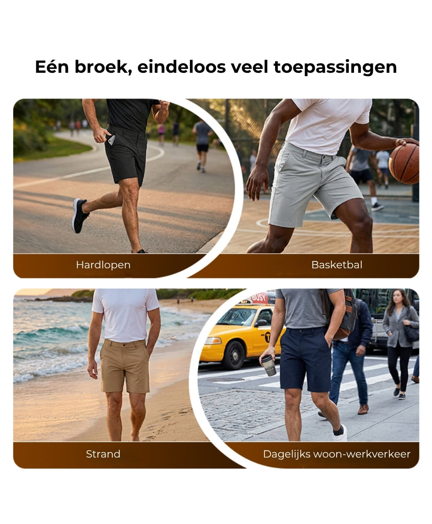 Sneldrogende Short voor Heren