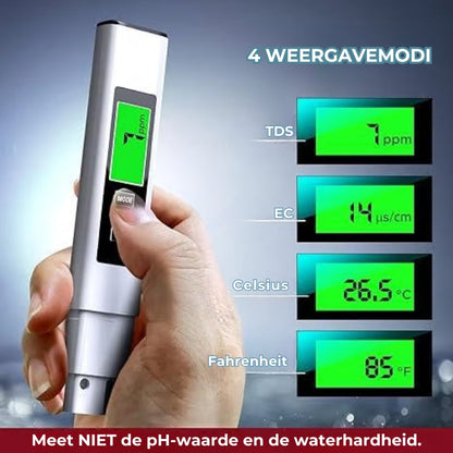 3-in-1 Digitale TDS Watertester