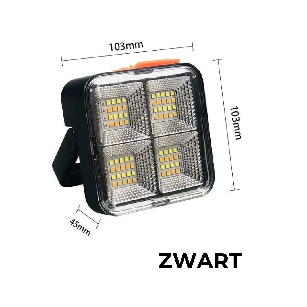 Draagbare Kampeerlamp op Zonne-Energie met 4 Verlichtingsstanden