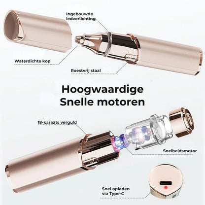 2-in-1 Gezicht- en Wenkbrauwtrimmer